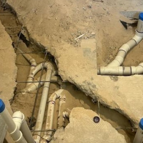 An underground piping solution by Spot-On Plumbing.